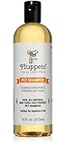 Fluppets Certified Organic Pet Shampoo, Hypoallergenic Non Toxic 1 Bottle 16oz