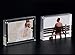 Yakri Clear Acrylic Photo Frame,Magnetic Perspex Picture Holders Table Standing Double Side Displays (2.5x3.5)