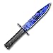 FadeCase M9 Bayonet Elite Sapphire - Real CSGO Knife Skin Counter Strike Global Offensive Full Tang Fixed Blade