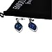 Elegant Unique Silver and Blue Green Abalone Paua Shell Teardrop Designer Dangle Earrings
