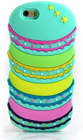 3D Cartoon Macaroon Soft Silicone Case for Apple iphone 6 6s