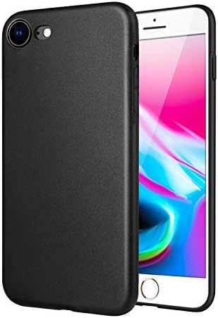 Compatible with iPhone 7 Case and iPhone 8 Case,Black Anti-Scratch,Shock-Absorption Cover Case [Black,4.7-Inch]