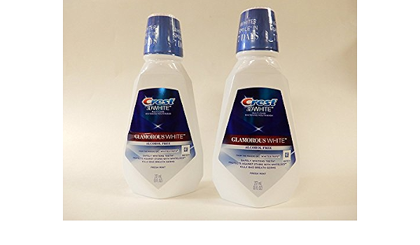 Crest 3D White mouthwash 8oz (037000268826)