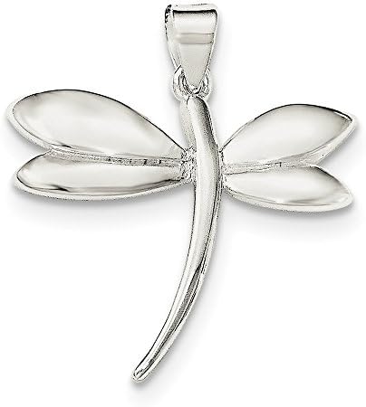 CoutureJewelers Sterling Silver Dragonfly Pendant
