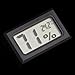 Mini Digital LCD Thermometer Temperature Indoor Humidity Meter Gauge Hygrometer (Black)