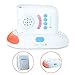 Wireless Audio Baby Monitor with Two Way Talk Back - 2,000 Square Foot Range - Sound Light Indicator - Rechargeable, Nightlight, Paging Function - by BundleTumble
