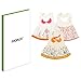 EGOFLEX 3-Pack Premium Baby Bibs Dress - Feeding, Teething Drool Burp Cloths Waterproof for Baby Girls and Toddlers with Adjustable Snap