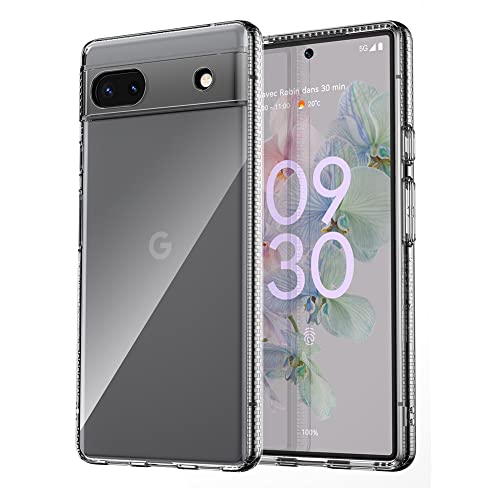 for Pixel 6A Clear case,Slim Thin Soft Skin