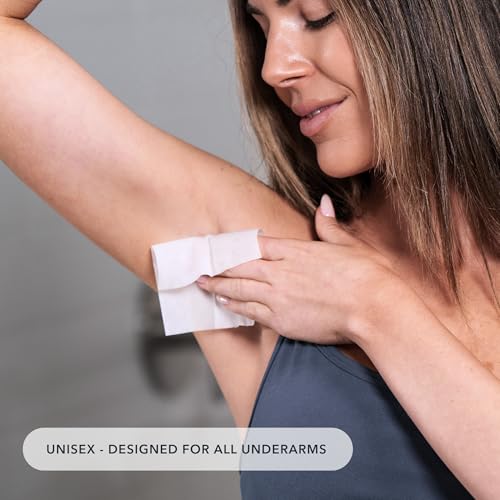 SweatBlock Antiperspirant Underarm Wipes for Men & Women - Clinical Strength for Hyperhidrosis & All-Day Sweat Control - Stop Sweating w/ up to 7-Day Protection per Wipe - Unscented - Pack of 10 Wipes