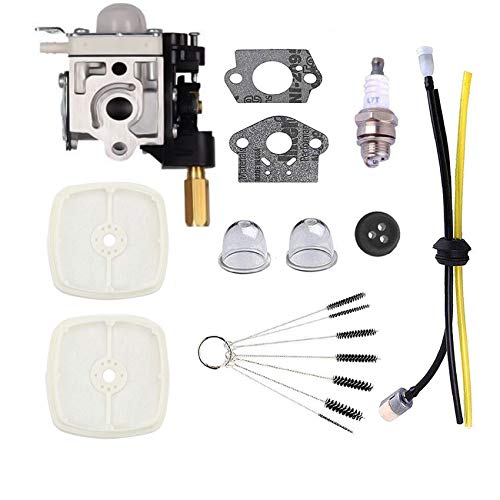 Podoy Weed Eater Carburetor for Echo PE200 SRM210 Tune Up Kit Air Filter Cleaner Tool Grommet SRM210i SRM210U SRM211 SRM211i SRM211U GT200 GT200i GT201i HC200 HC201 PE201 PPF210 Carb Trimmer Parts