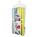 Gift Wrap Organizer - Storage for Wrapping Paper (All Sized Rolls), Gift Bags, Bows, Ribbon and More - Organize Your Closet with this Hanging Bag & Box to Have Organization, Clear Pockets & Hook Hangs