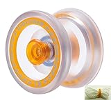 MAGICYOYO K1 Spin ABS Yoyo New PVC Unresponsive Yoyo with Hubstacks (Clear)