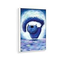 Framed Canvas Home Artwork Decoration Lovely Kitten Canvas Wall Art for Living Room, Bedroom - 16x24 inches