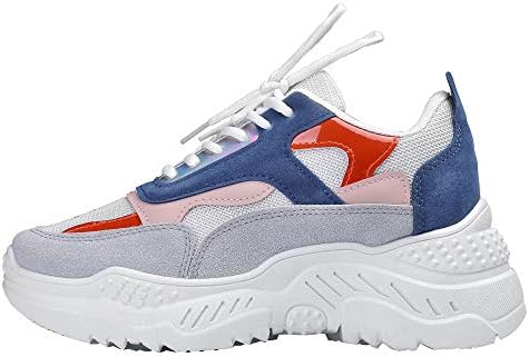 High Chunky Platform Trainers for Women - Fashion Platform Sneakers Low Top Ladies Trainers Good for Summer, Dad Shoes Comfortable Sneakers for Lifestyle Multisports and Walking Shoes Fashion Shoes