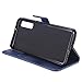 Samsung Galaxy A7 Wallet Case, A7 2018 Case, Premium Leather [Kickstand & Magnetic Closure] [Card Slot] Flip Cases Accessories for Samsung Galaxy A7 2018 SM-A750F A750F A750 - Deep Blue