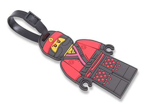 Finex Set of 4 LEGO Ninjago Travel Luggage Tag with Adjustable Strap for suitcase bag