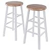 Winsome Tabby Stool, White