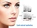 Premium Magnetic False Eyelashes 3D - Eyelashes Glue Free, Dual Prime Magnetic Eyelashes Pack for Eyelashes Natural Look - 3D Reusable Fake Eyelashes Extensions - Handmade 100%, with 2 pairs 8 pieces