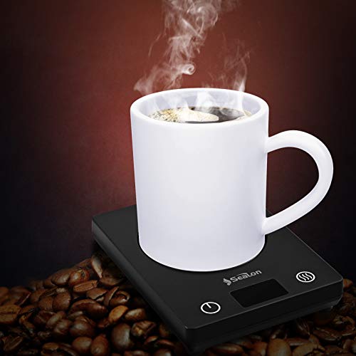 Mug Warmer for Desk with Auto Shut Off Electric Mug Warmer Office Home Desk Use Cup Warmer Plate for Coffee Milk, Tea, Water, Christmas/Birthday Gift