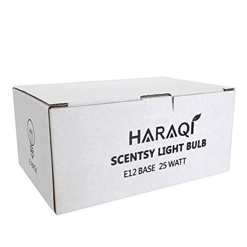 6 Pack Wax Warmer Bulbs,25 Watt Bulbs for Full Size Scentsy Warmers,G16.5 Globe E12 Incandescent Candelabra Base Clear Light Bulbs for Candle Wax Warmer,1.97 Inches,Long Last Lifespan - Thumbnail 6