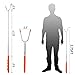 Lememogo Premium Marshmallow Roasting Sticks-(Set of 5) Forks For Outdoor Campfire, BBQ & Hot Dog Roasting - Extra-Long 45