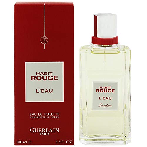Guerlain habit Rouge туалетная вода habit Rouge l'eau муж спрей 100мл (3346470303287)