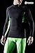 TSLA TM-T12-KNBZ_Medium Men's Turtle Mock Long-Sleeved T-Shirt Cool Dry Compression Baselayer T12