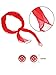 SATINIOR 6 Pack 50s Women Costume Accessories Set 1950s Scarf Headband Earrings Bandana Tie Cat Eye Glasses(Red, Black)