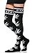 STAY Weed Print Thigh High Socks (Unisex)