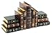 Bellaa 23868 Decorative Bookends Fake Book Ends Support Cool Creative Desktop Organizer 6 Hidden Storage Drawers Vintage Farmhouse Boho Home Decor