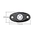 SUNPIE Red LED Rock Lights - 6 Pods IP67 Waterproof Underglow Wheel Well Fender Light for Off Road Trucks, Sedans, Car, ATV, UTV, SUV, Golf Cart, Motorcycles