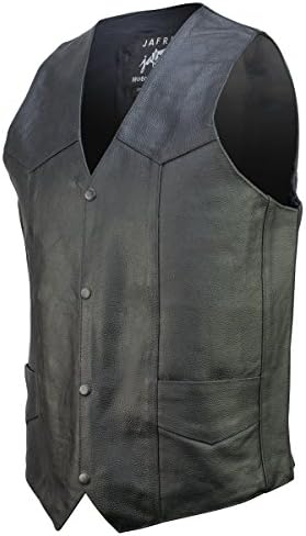 Basic Concealed Carry Biker Leather Vest 38