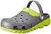 crocs Unisex Duet Max Clog, Graphite/Volt Green, 10 M US Men / 12 M US Women