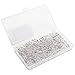 Yalis Push Pins, Clear Thumb Tacks 150-Count Clear Standard Push Pins Steel Point and Plastic Head