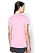 Under Armour Womens Tech V-Neck Twist Short-Sleeve T-Shirt , Pink Craze (645)/Metallic Silver , Small