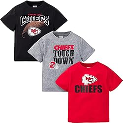 Gerber Unisex Baby NFL 3 Pack Short Sleeve Fan Tee