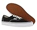 Vans Authentic Classic, Unisex Adult Low Top Lace-up Trainers, Black (Black/White), 6.5 UK (40 EU)