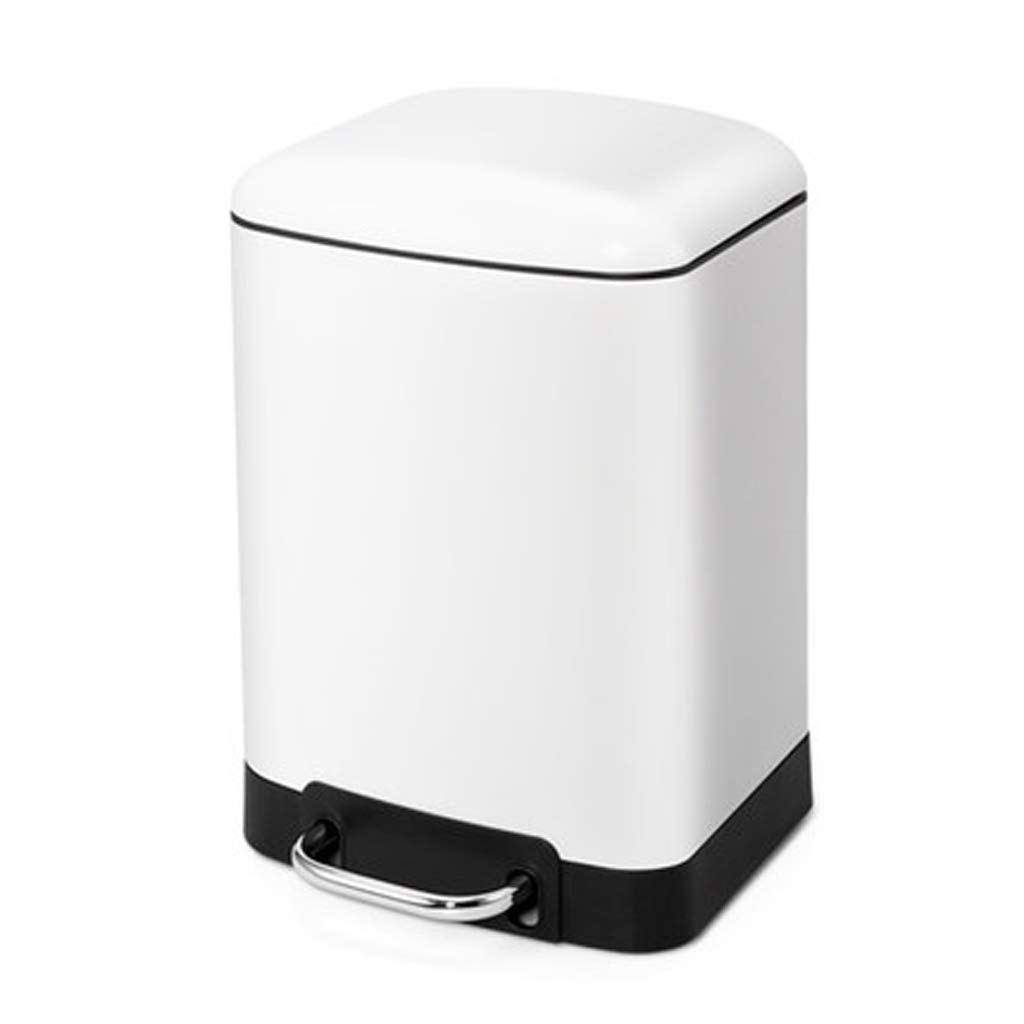 Trash Cans Stainless Steel Pedal For Bedroom Rectangular