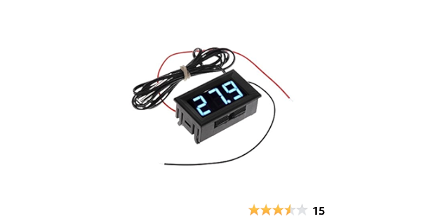 Termometro - TOOGOO(R) DC 5-12V -50-110 Celsius Indicador de ...