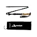 Montem Ultra Strong Collapsible Trekking Poles – Ultra Durable, Weather-Resistant, Adjustable Folding Hiking & Walking Sticks for Men, Women & Seniors (One Pair - 2 Poles)