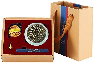 MEDOOSKY Incense Burner Gift Set, With 1300℃ Ceramic Craft, Can Be Used With Stick/Cone/Coil Incense, Handmade By Experienced Craftsman