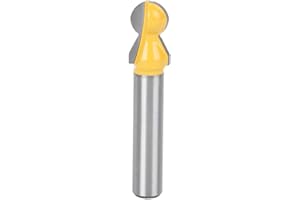 Milling Cutter, Shank Router Bit 8 X 10 Door Milling Cutter Yellow Radius Convex Router Bit Door Knife Woodworking Cutting, S