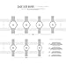 Folio Women's White Watch