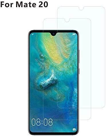 BESTCASESKIN [2 Pack Screen Protector For Huawei Mate 20, Shatterproof Tempered Glass Anti-Shatter Film/Ultra Strong / 0.26mm Thickness / 9H Hardness/Ultra HD Crystal Clear