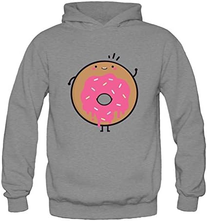 LOVELIN Women's Hi Donut DIY Long Sweatshirts Hoodie
