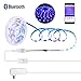 AMANEER LED Strip Lights Built-in IC with APP, Rope Lights,Bluetooth Wireless Smart Phone App Controlled Light Strip Kit 16.4ft LED Lights,150 LEDs 5050 Dream Color Strip Lighting, Android iOS System