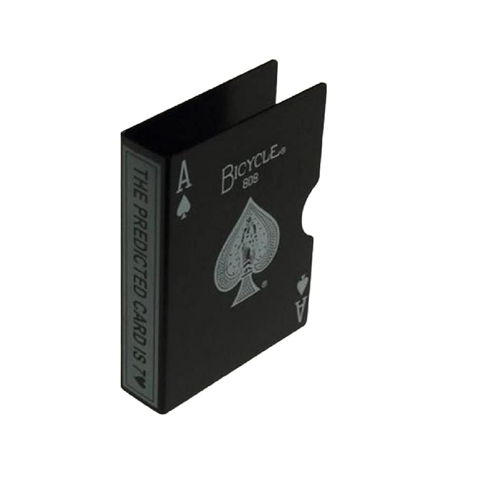 Bicycle Stainless Steel Card Clip Defender for Rare and Expensive Limited Edition Playing Cards Protection Guard Holder (Deck not Included) (Black)