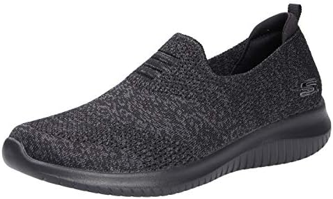 Skechers womens Ultra Flex-Harmonious Slip On Shoes, Black, 37 EU