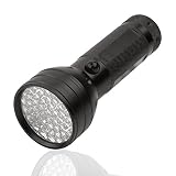 DreamSky 395 nM 51 Leds Ultraviolet Black Light Flashlight, Use For Spot Scorpions, Pet Urine Detect, Counterfeit Money, Bed Bugs, Minerals, Leaks