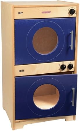 wooden play washer and dryer